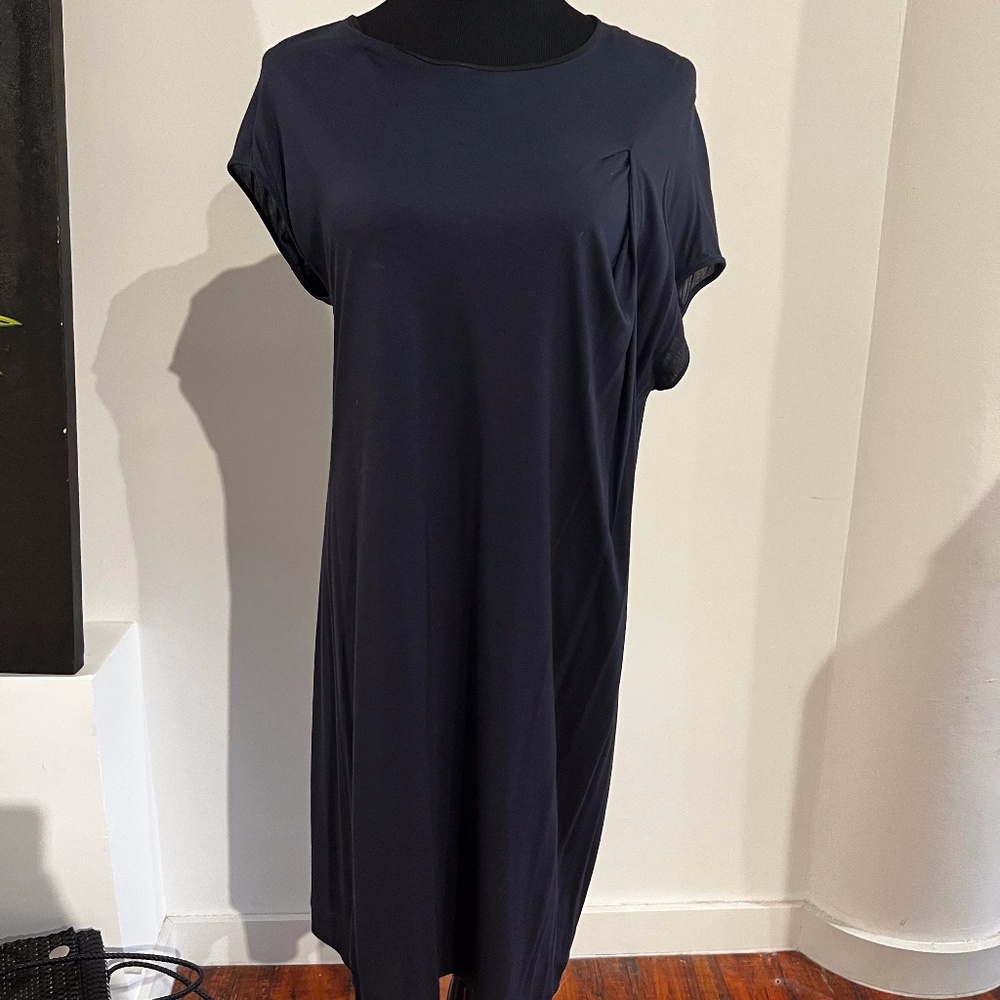 Jil Sander T- Shirt Dress Navy Blue